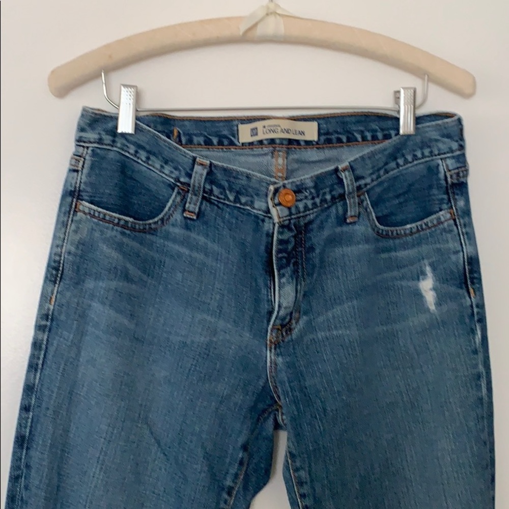 Gap Long and Lean Lightly Distressed Jeans